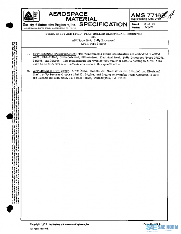 SAE AMS7716A PDF