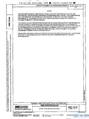 SAE AMS10135 PDF