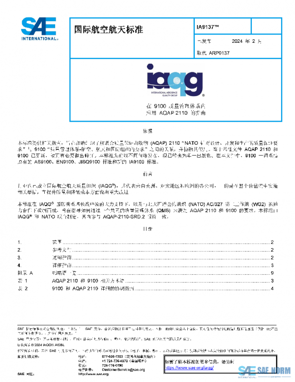 SAE IA9137_ZHCN PDF