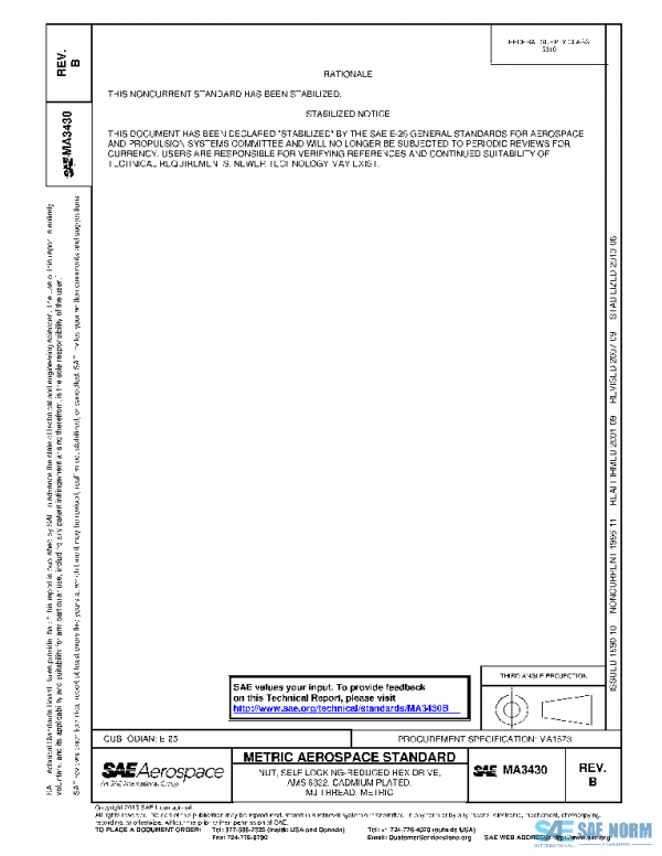 SAE MA3430B PDF SAE MA3430B PDF