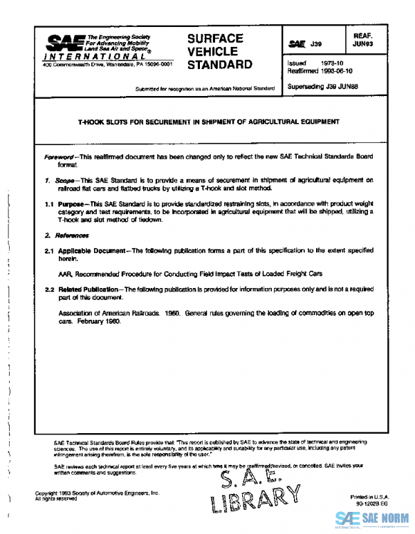 SAE J39_199306 PDF