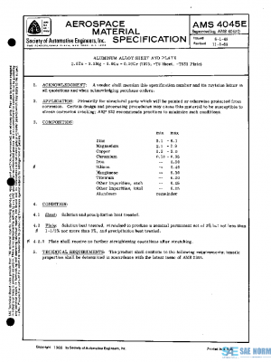SAE AMS4045E PDF