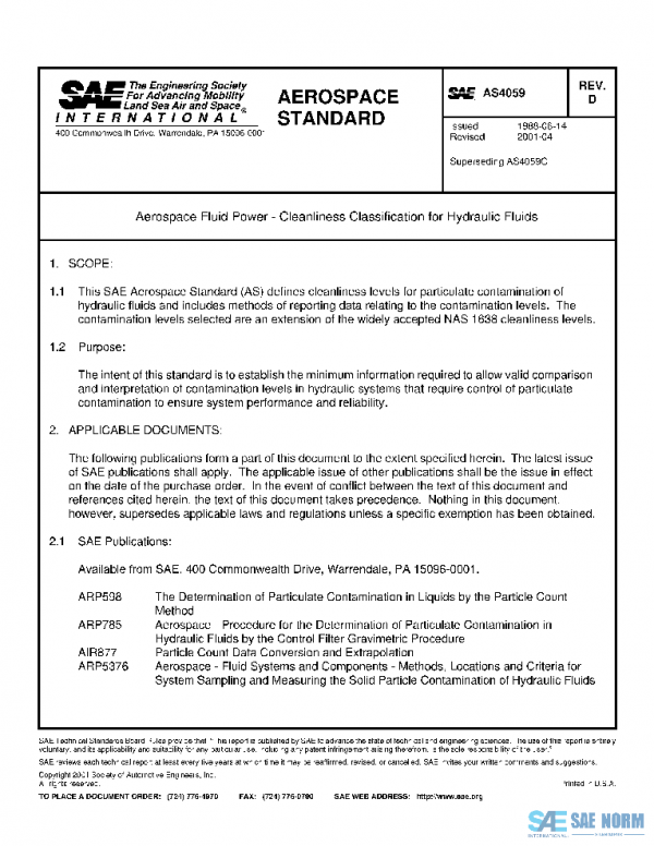 SAE AS4059D PDF