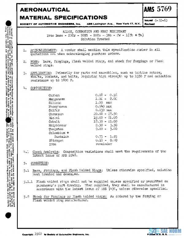 SAE AMS5769 PDF