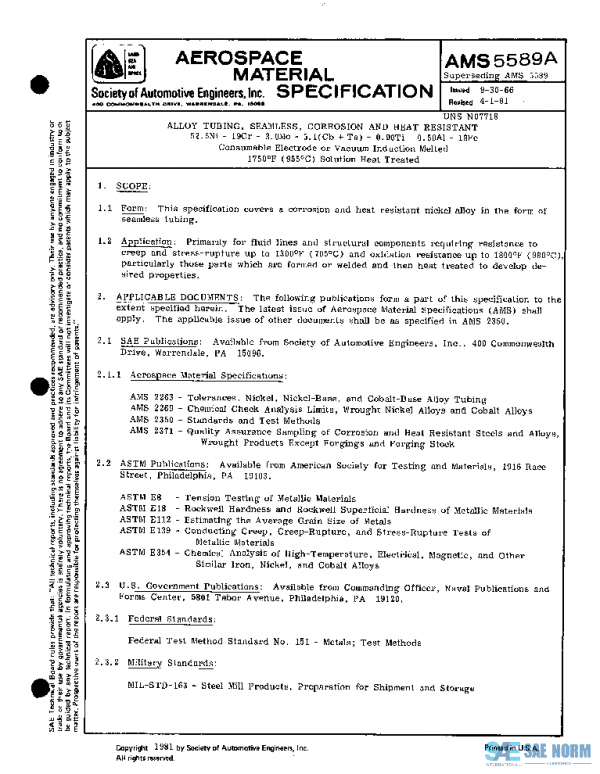 SAE AMS5589A PDF