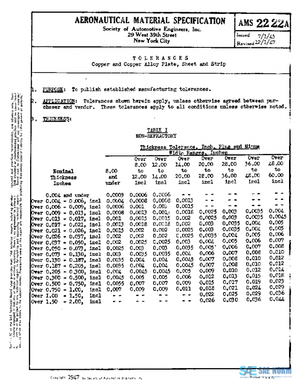 SAE AMS2222A PDF SAE AMS2222A PDF