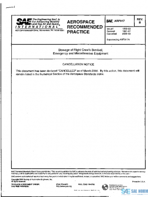 SAE ARP917B PDF