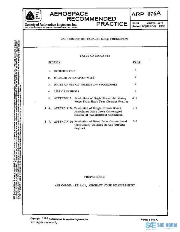 SAE ARP876A PDF