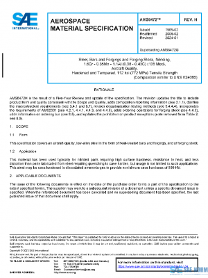 SAE AMS6472H PDF SAE AMS6472H PDF