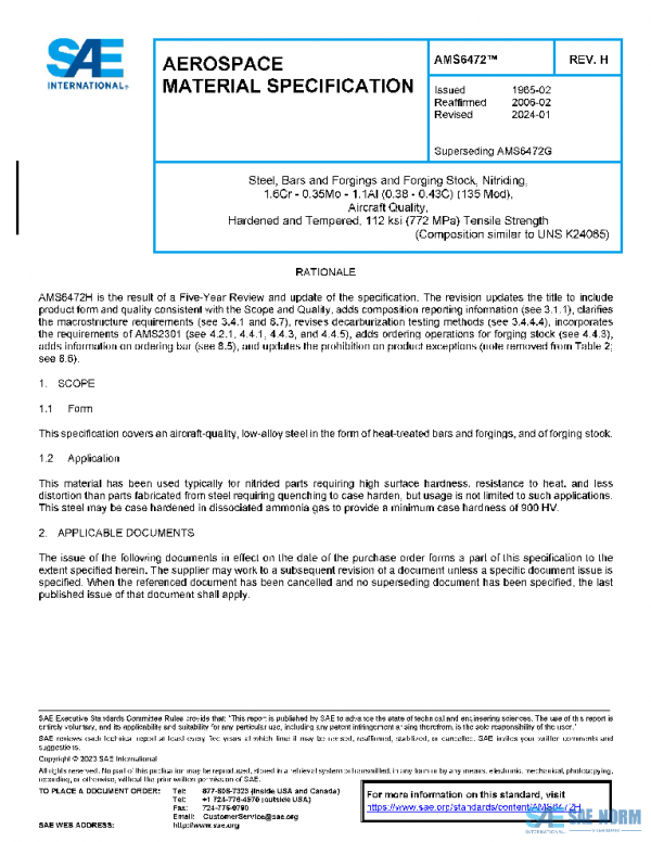 SAE AMS6472H PDF