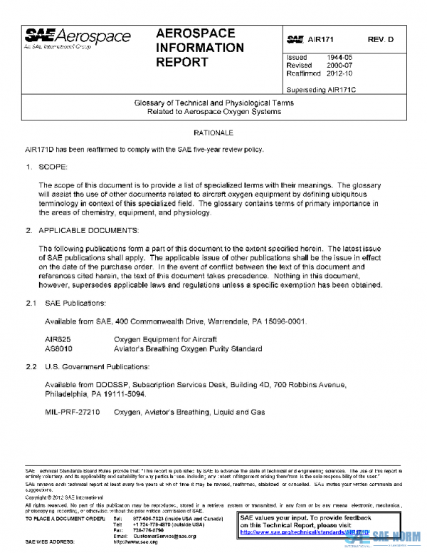 SAE AIR171D PDF