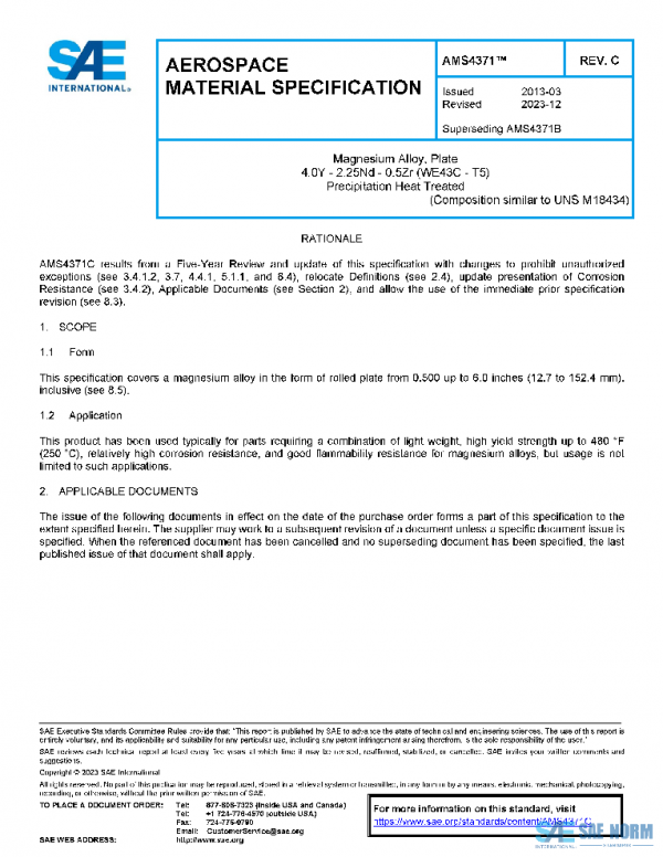 SAE AMS4371C PDF
