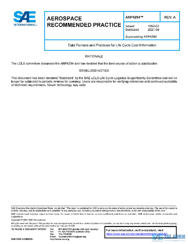 SAE ARP4294A PDF