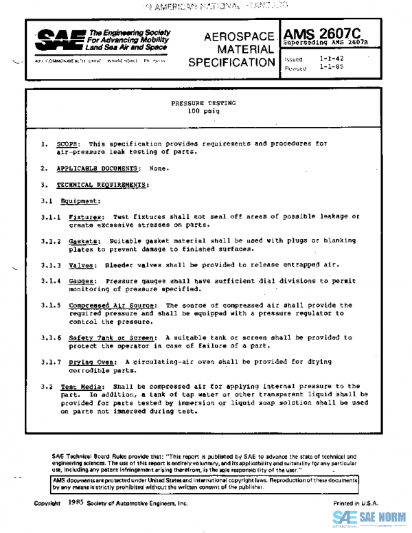 SAE AMS2607C PDF SAE AMS2607C PDF