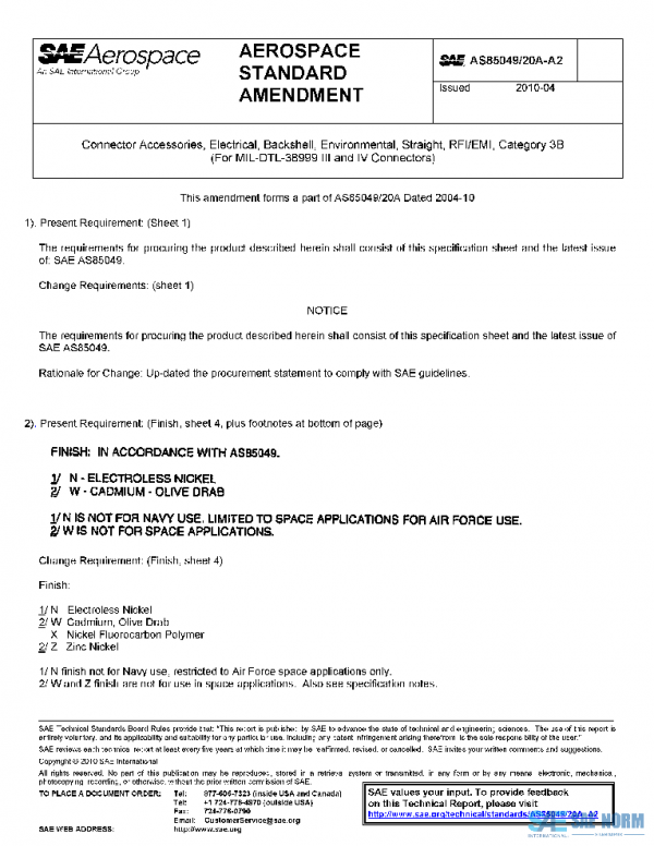 SAE AS85049/20A_A2 PDF SAE AS85049/20A_A2 PDF