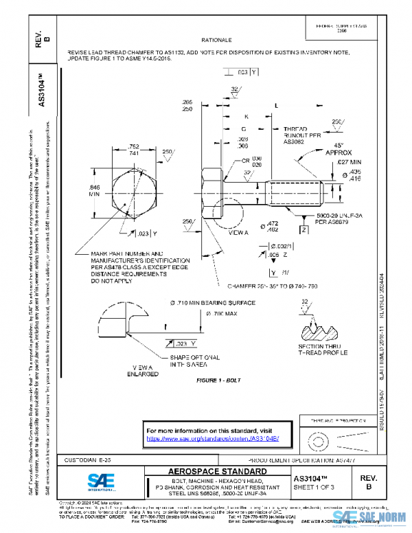 SAE AS3104B PDF