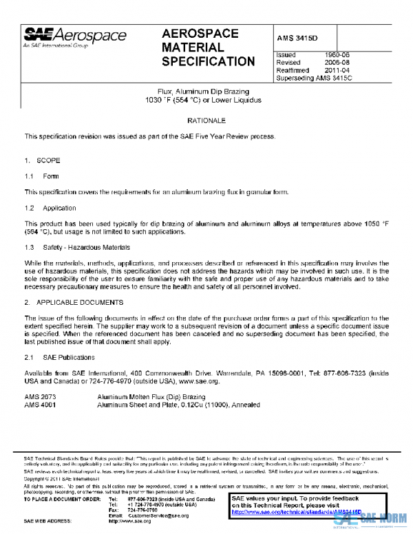 SAE AMS3415D PDF