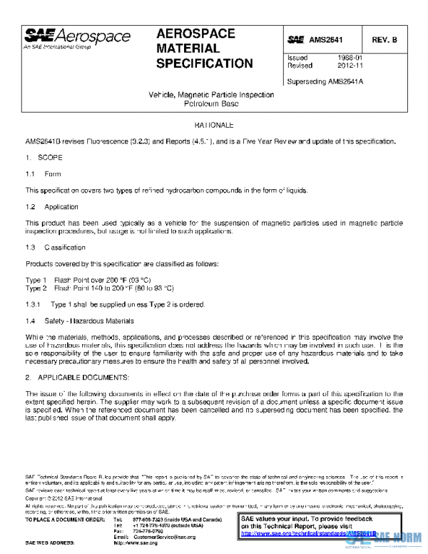 SAE AMS2641B PDF SAE AMS2641B PDF