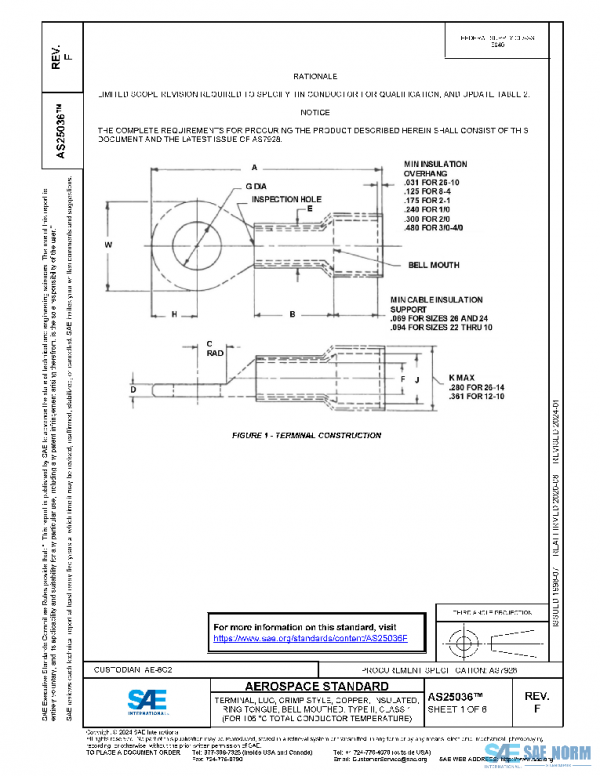 SAE AS25036F PDF SAE AS25036F PDF