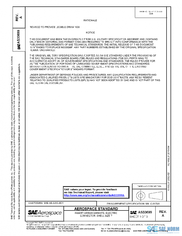 SAE AS33699A PDF