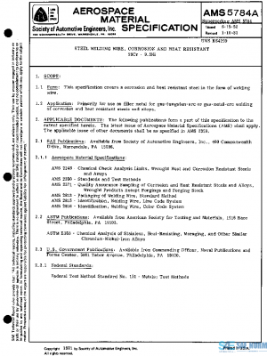 SAE AMS5784A PDF