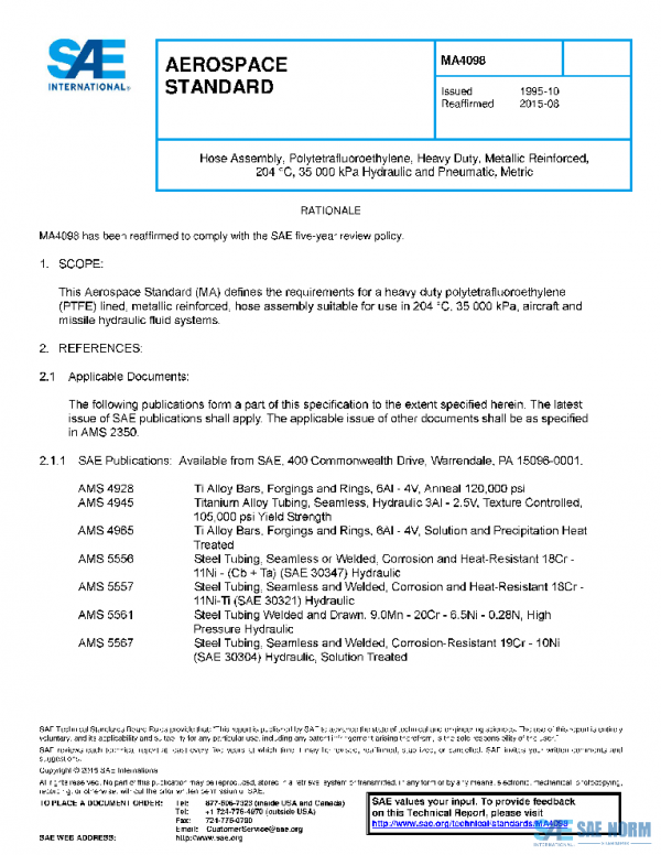SAE MA4098 PDF SAE MA4098 PDF