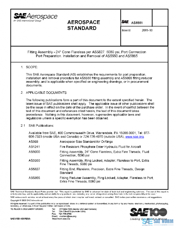SAE AS5551 PDF