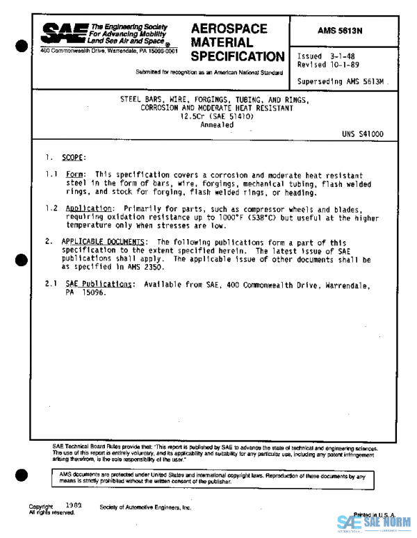 SAE AMS5613N PDF