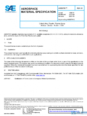 SAE AMS5791D PDF