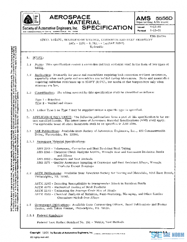 SAE AMS5556D PDF