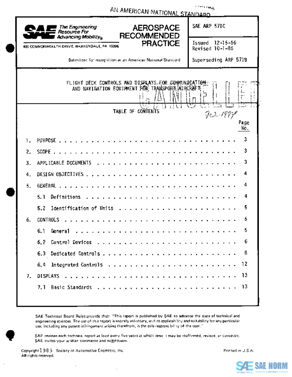 SAE ARP571C PDF