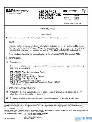 SAE ARP4102/14B PDF