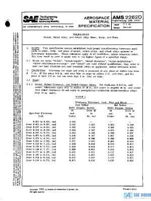 SAE AMS2262D PDF