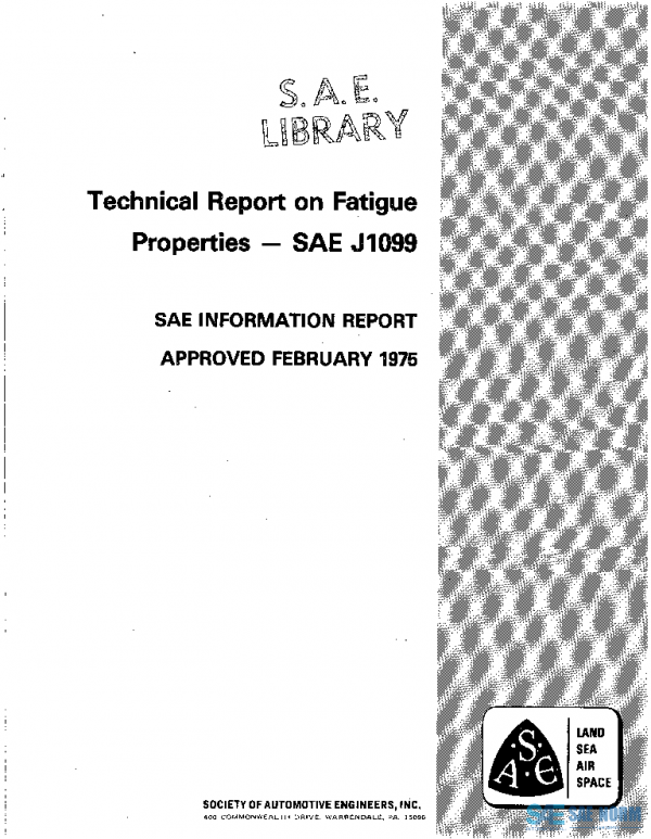 SAE J1099_197502 PDF