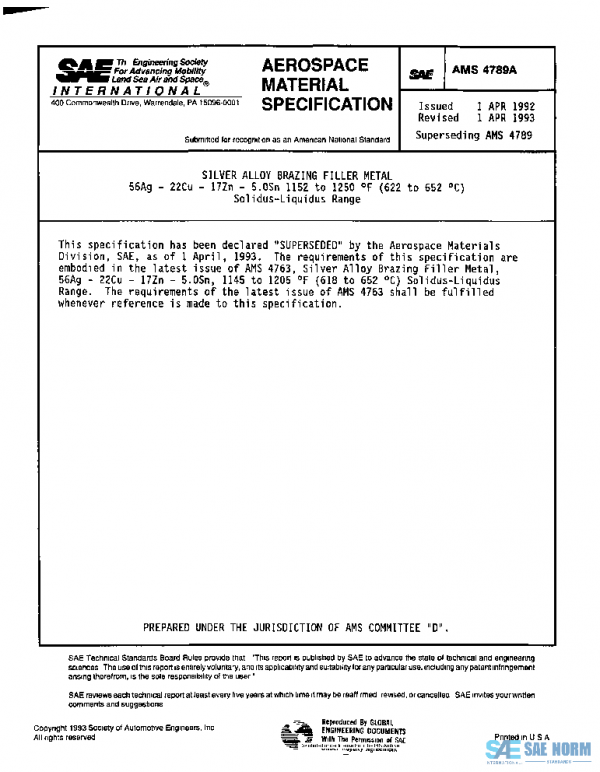 SAE AMS4789A PDF