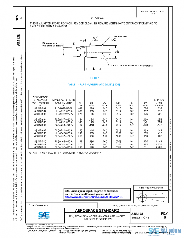 SAE AS3128B PDF