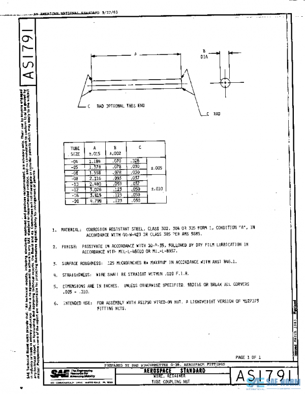 SAE AS1791 PDF