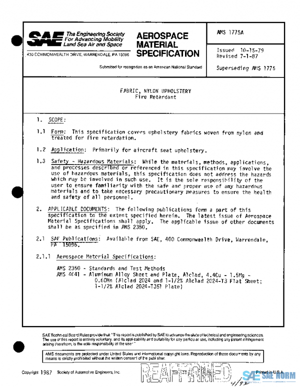 SAE AMS1775A PDF
