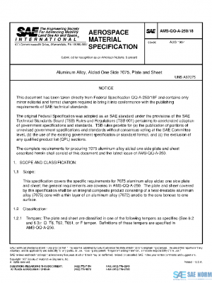 SAE AMSQQA250/18 PDF