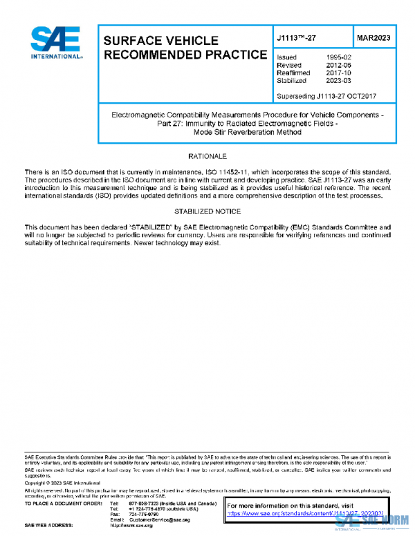 SAE J1113/27_202303 PDF