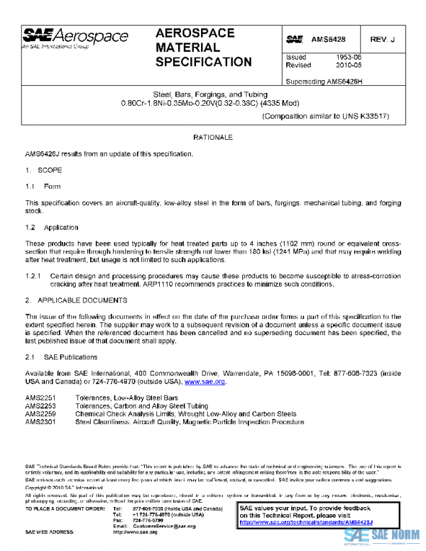 SAE AMS6428J PDF SAE AMS6428J PDF