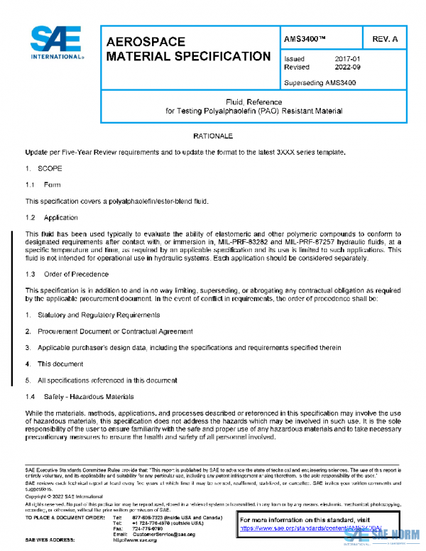 SAE AMS3400A PDF SAE AMS3400A PDF