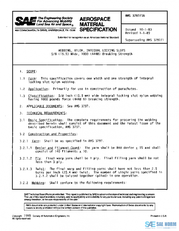 SAE AMS3797/1A PDF