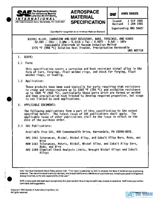 SAE AMS5662G PDF
