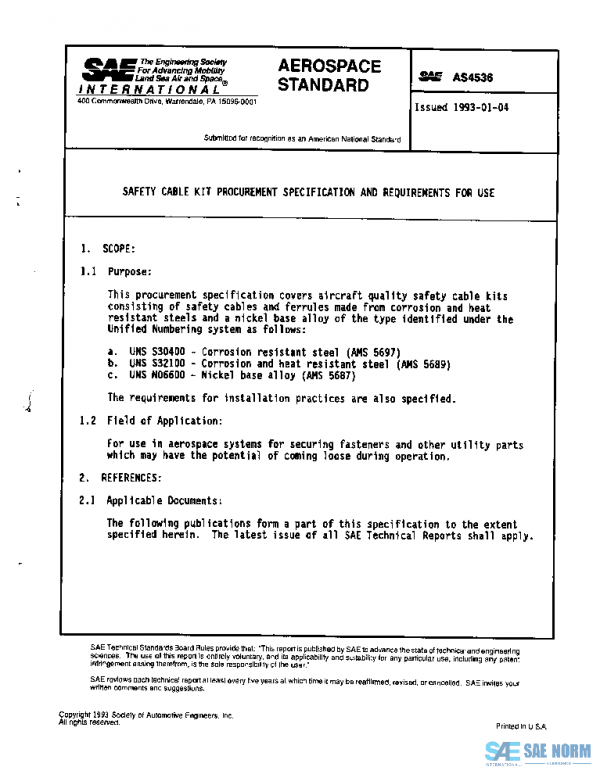 SAE AS4536 PDF