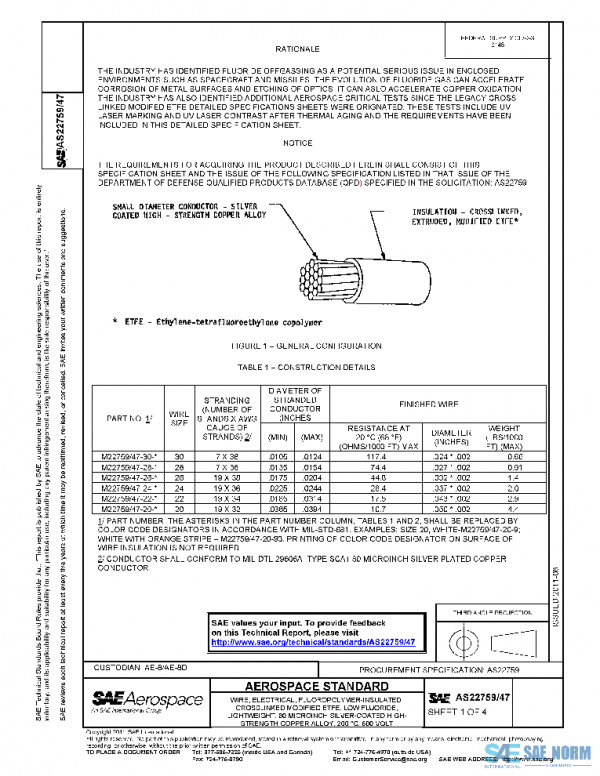 SAE AS22759/47 PDF SAE AS22759/47 PDF