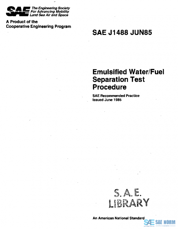 SAE J1488_198506 PDF SAE J1488_198506 PDF