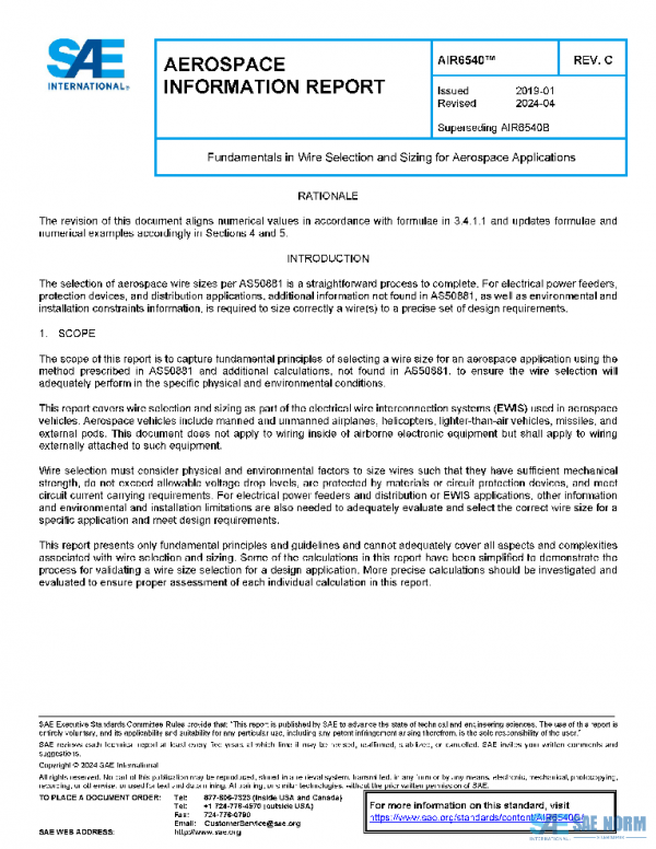 SAE AIR6540C PDF