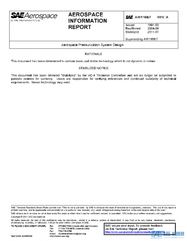 SAE AIR1168/7A PDF