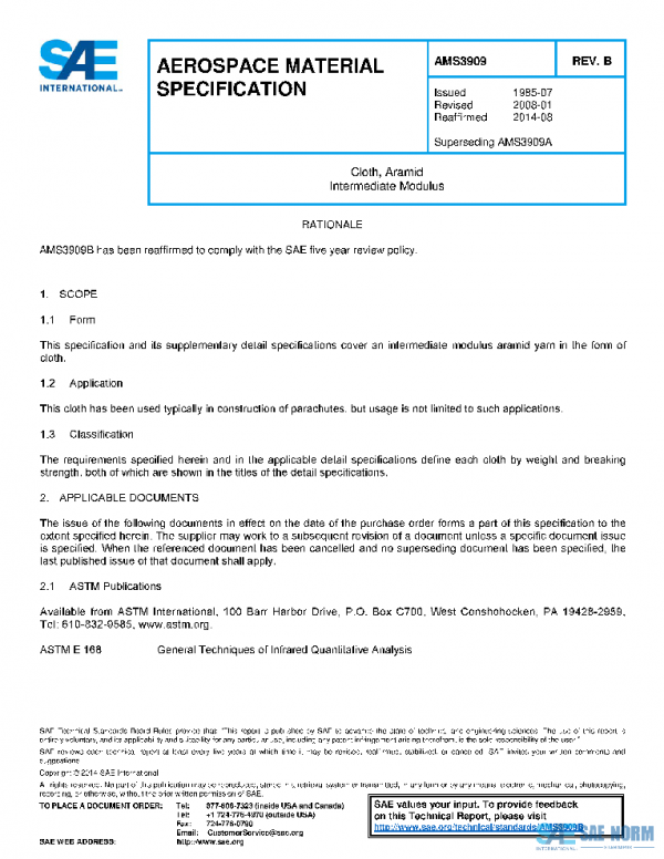 SAE AMS3909B PDF